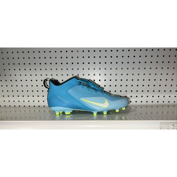 Nike Alpha Huarache 8 Varsity Lax Mens Lacrosse Cleats Size 10.5 Turquoise Blue
